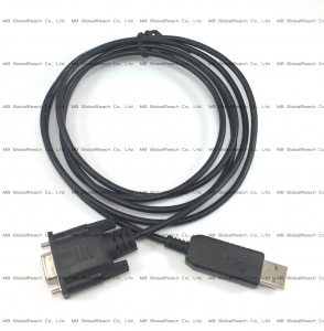 Electronic Cable USB-AM to DE-9 Female Black USB-RS232 Cable w/ Flow Control