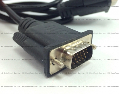 HD-15 (aka RGB, DB-15, DE-15, HDB-15, D-sub 15, or VGA connector) male version 2