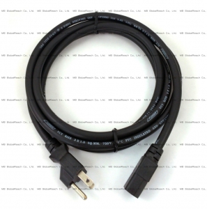 AC Power Cord American Standard NEMA 5-15P to IEC 320 C13