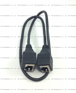 UTP Cable RJ-45 Female to RJ-45 Female Black